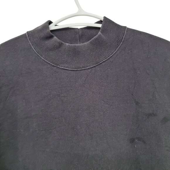 2/$20 Uniqlo Plain Black Crewneck Sweatshirt Top Size: XS - Picture 3 of 7